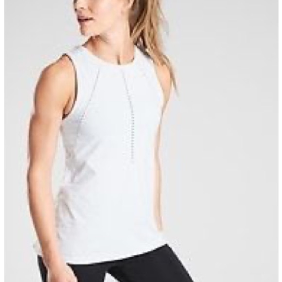 Athleta gray sleeveless tank XL - Picture 3 of 4